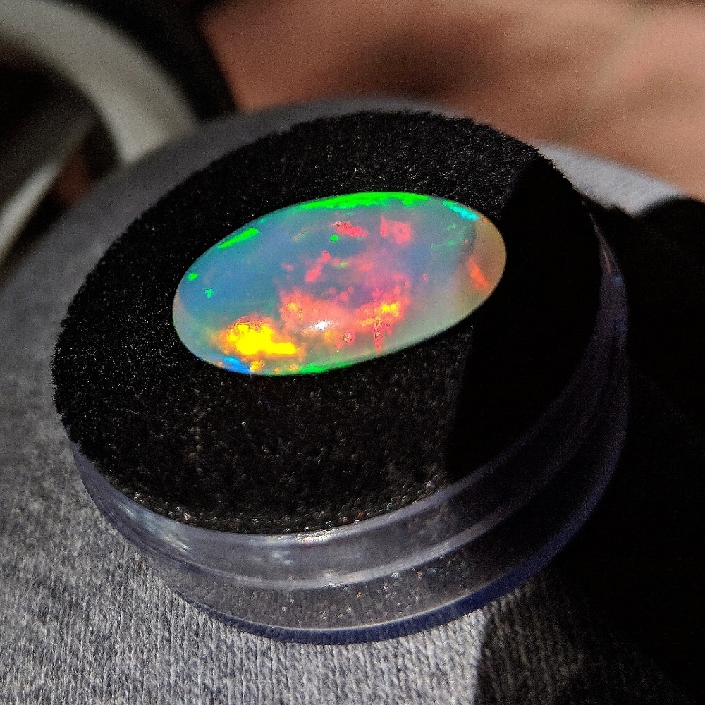 14.85ct. Ethiopian precious Opal Cabochon